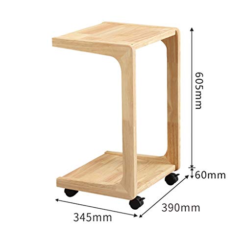 Table de chevet de type C et table d'angle de salon mobile couleur B - 4