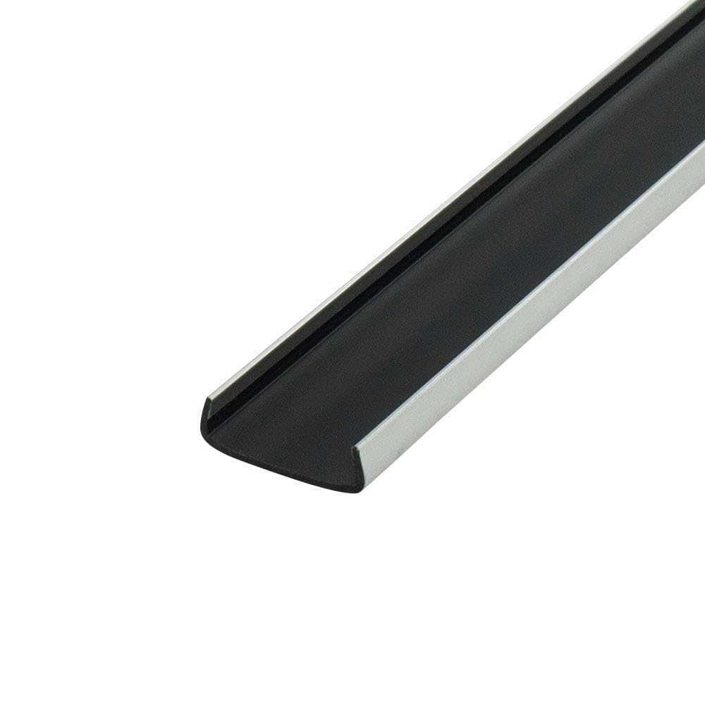 Outwater Plastics 2414-Pol/C Polished Chrome 3/4'' Abs and Mylar Plastic U-Channel/C-Channel 36 Inch Lengths (Pack of 4)