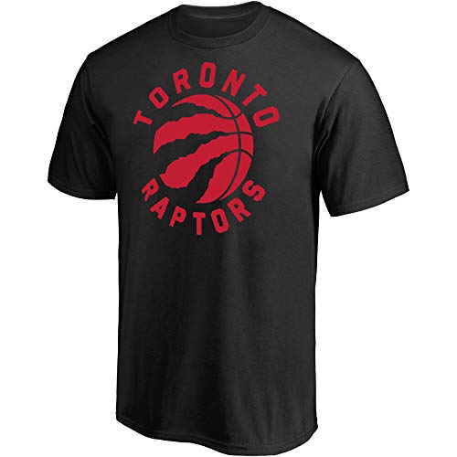 Outerstuff NBA Youth 8-20 Team Color Performance Polyester Primary Logo Team T-Shirt (Toronto Raptors Black, 14-16)