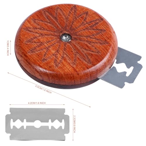 Brot Schneide Werkzeug Runde Teig Rasiermesser Edelstahl Bäckermesser mit 5 Rasierklinge Brot Lahm Scoring Tool zum Einschneiden Gebogene Brotmesser Ritzmesser