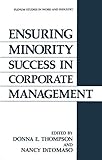 Ensuring Minority Success in Corporate Management (Springer Studies in Work and Industry)