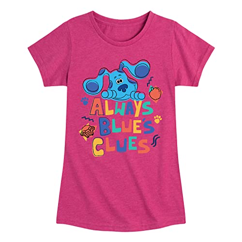 Blue's Clues & You! Hybrid Apparel Always Blue's Clues - Toddler & Youth Girls Short Sleeve Graphic T-Shirt