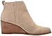 TOMS Women's Clare Ankle Boot, Oatmeal Suede, 8.5
