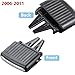 Air Conditioning Adjust Clip Front Dashboard A/C Vent Outlet Clips Compatible For VW Jetta A5 MK5 Golf 5 GTI R32 Rabbit Sagitar 2006-2011(2pcs Front Clip)