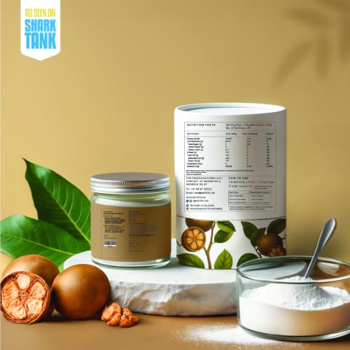 Image of Earthful MonkSweet | Erythritol-Free Monk Fruit Sweetener Powder - Natural Sugar Substitute, Zero Calorie | Gut-Friendly Diabetic & Keto Blend | Guar Fiber | Stevia Alternative | 33g