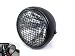 7.7" Negro Mate Parrilla de Malla H4 55w Metal Project Moto Faro Retro Vintage Aspecto