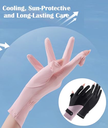 NHCDFA 1Pair Gloves for Women Bike Riding, Hand Gloves for Bike Riding Women Perfect for Driving Riding Fishing Golfing Cycling and More Outdoor Activities ﻿