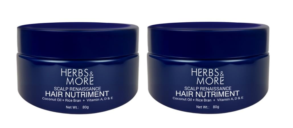 New Hair Nutriment, Scalp Renaissance, Coconut Oil + Rice Bran + Vitamin A, D & E, 80gm (Pack of 2)-image-21