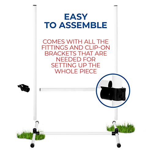 CHEERING PET Dog Jumps Set, Dog Agility Training Equipment, 4 Adjustable Bar Jumps for Dogs - Thumbnail 3