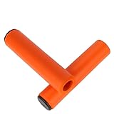 Design ergonomique, bon soutien du poignet, antidérapant et absorbant les chocs, élimine la douleur sur le poignet, motif antidérapant classique, noyau en plastique dur de haute qualité avec enveloppe TPE moyennement souple. Doubles anneaux de verrouillage en aluminium aux deux extrémités. Double sécurité.