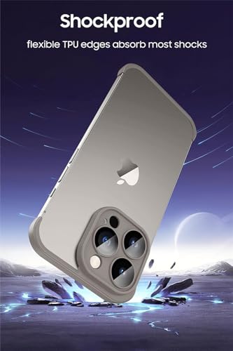Housse de protection d'objectif gris titane pour iPhone 15 Pro et iPhone 11 Pro