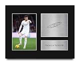 HWC Trading Federico Valverde Real Madrid Gifts Printed Signed Autograph Picture for Soccer Fans and Supporters - US Letter (ID-007860)