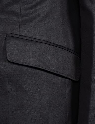 Image of Raymond Wool Blend Men's Full Sleeve Italian Cut FIT Dark Blue Formal Suit