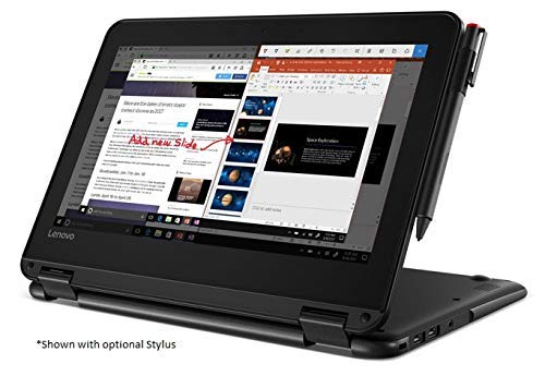 Lenovo Wt-81Fy000Sus 300E Winbook Touchscreen Lcd 2 In 1 Notebook, Windows 10 Pro, Intel Celeron N3450, 1.1 Ghz, 64 Gb, 11.6 (Renewed) #TOP3