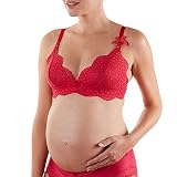 Cache Coeur Damen Lollypop Mutterschafts-BH, Grenadine, Small