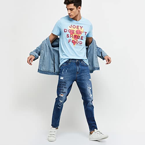 Image of Max Men's Printed Ultra Slim Fit T-Shirt