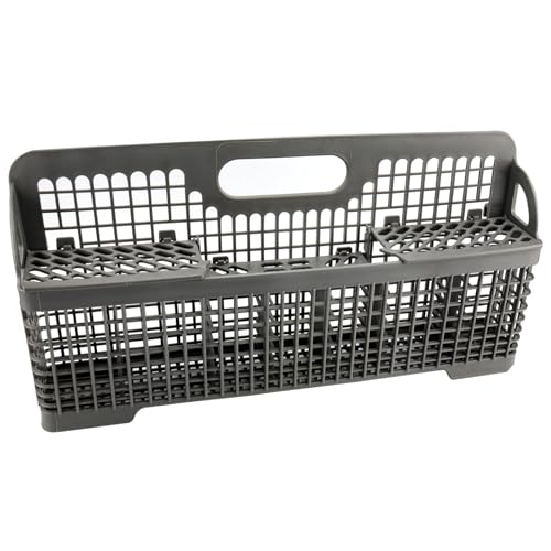 8531233 W10190415 Dishwasher Silverware Basket (19"x3.4"x9") Compatible with Whirlpool Kitchen-aid Ge Ken-more Dishwasher Direct Replaces AP3176123 AP6012898 PS11746119