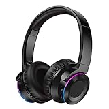 3.Impressive Klangqualität & eingebautes MIC: Dual 40mm große Apertur-Treiber liefert einen sauberen Klang, der tief in Bass ist und im mittleren Bereich reich ist.In eingebauten Mikrofon können Sie in High-Definition-Anrufe ein völlig freies Hörerlebnis genießen.