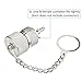 Eightwood 10pcs Protective Cover Dust Cap with Chain for N Female Connector, SO239 Connector