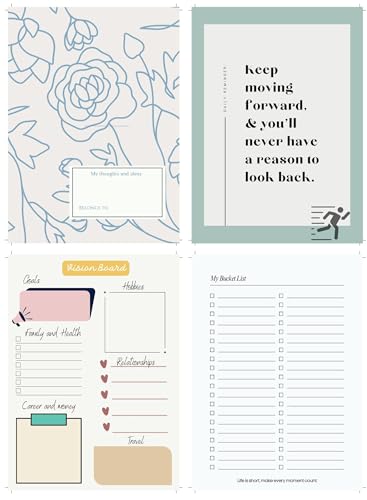 Image of KAANUKA A5 Notebook, 172 Pages, 80 GSM, Ruled, Themed Journals, Notebook For Home, Office, Personal Diary With Trackers, Best For Gifting