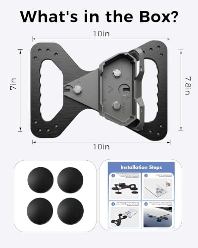 Magnetic Car Mount Compatible with Starlink Mini, Aluminum Alloy Item Highlight: Ultra-strong Magnetic Hold for Cars, RVs, Vans, Boats, and Campers — view 6