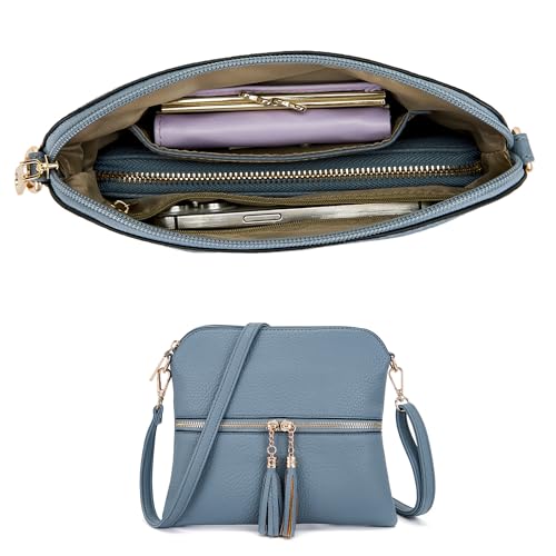 Image of Qiyuer Slouchy Handbag for Women Shoulder Bag Hobo Purse Wallet Set 3pcs