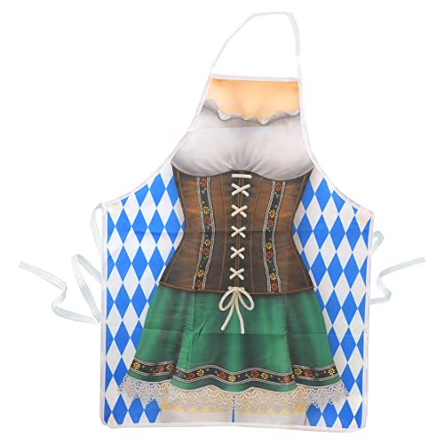 Tablier en tissu Beistle Fraulein 54625 imprimé costume bavarois