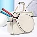 kowaku Portable Tennis Tote for Racket Storage and Travel, White