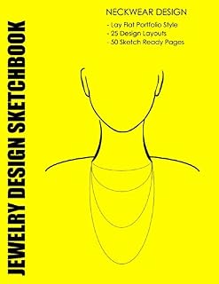 Jewelry Design Sketchbook: Neckwear Design: A superb way to plan the design of