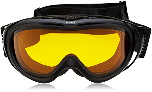Uvex Occhiali da Sci Comanche, Nero Opaco/LGL