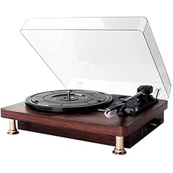 Tourne-Disque en Vinyle, Tourne-Disque avec Haut-parleurs intégrés, 3 Vitesses, PH/BT/Out/AUX, contrôle des aigus et des Basses, Prise en Charge de la Sortie li - Les Beatles, Paul McCartney, John Lennon, RIngo Starr, George Harrison