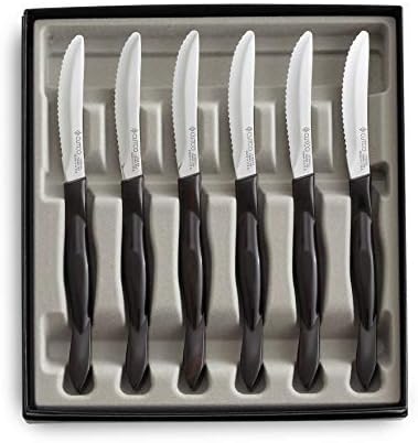 CUTCO Set of 6 Steak/Table Knives #1759 - Black
