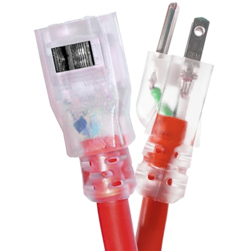 FlexiCord Heavy-Duty Outdoor Extension Cord,Lighted End 50 Feet by FlexiCord - Image 3