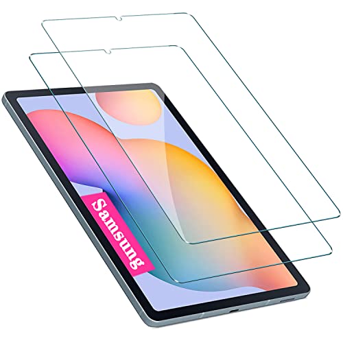 GOZOPO 2 Stück Schutzfolie Kompatibel mit Samsung Galaxy Tab S6 Lite 2020 2022 10.4 zoll (SM-P610/P613/P615/P619), Panzer Gehärtetes Glas Folie Displayschutz