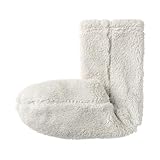 無印良品 紳士 足なり直角 再生ポリエステル ボアフリース ルームソックス メンズ DAE70A5A グレイッシュブラウン 25～27cm