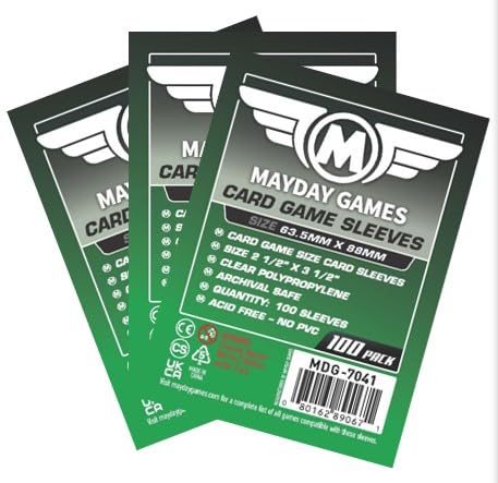 Mayday Games Heroes of Might & Magic III: The Board Game -Standard Compatible Card Sleeve Bundle