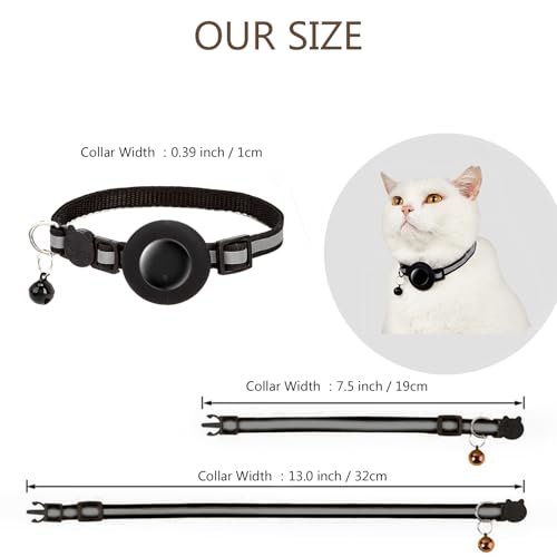 Eglanclifm Cat Tracker Gps Collar For Cats Electronic Pet Locator For Ios Waterproof Apple Find My Compatible No Monthly Fee Small To Large Cats Tracking Smart Collar Advanced Pet Tracking Solution thumb #3