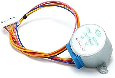 SEIWEI Stepper Motor, 28BYJ-48 Uln2003 DC 5V Stepper Motor Compatible with Arduino