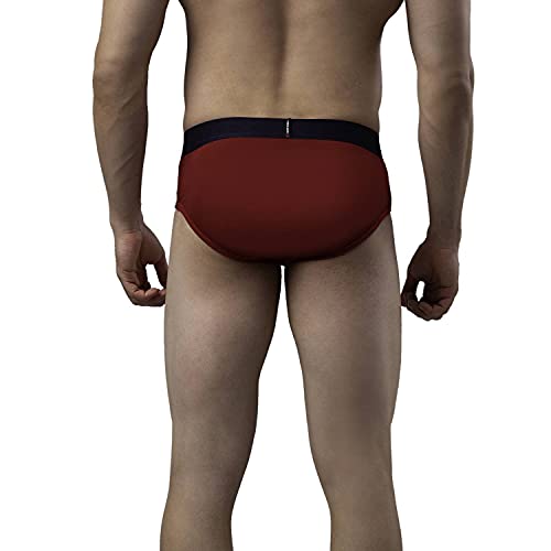Image of Underjeans Men Cotton Blend Brief - Pack of 2