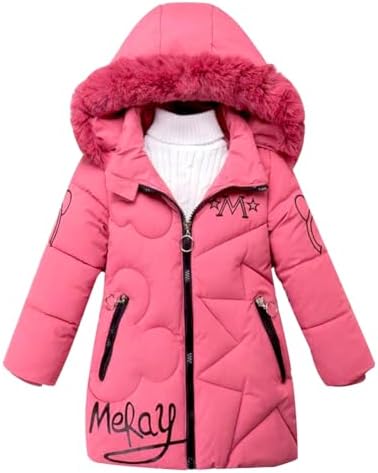 Zware katoenen donsparka met bontcapuchon • Kinder World