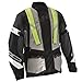 Produktbild Roleff RACEWEAR Motorradjacke Lyon RO 660 mit Abnehmbarer Sicherheitsveste, schwarz/grau/neon, M, 6603