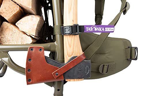 Tatonka Packriemen Easy Strap 18mm / 1m (2 Stück) - Zwei Spanngurte mit Metallschließe - 1,8 cm breit und 100 cm lang - Zur Volumenregulierung oder zum Befestigen von Ausrüstung