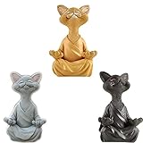 【Einzigartiges Geschenk】 Ein besonderes Geschenk oder für alle Katzenliebhaber! Passt perfekt auf einen Schreibtisch, Mantel, Arbeitsplatte, im Garten oder sogar neben Ihre Katzentür !! Es ist auch ein tolles Geschenk für die buddhistische Familie und Freunde oder Kunstliebhaber