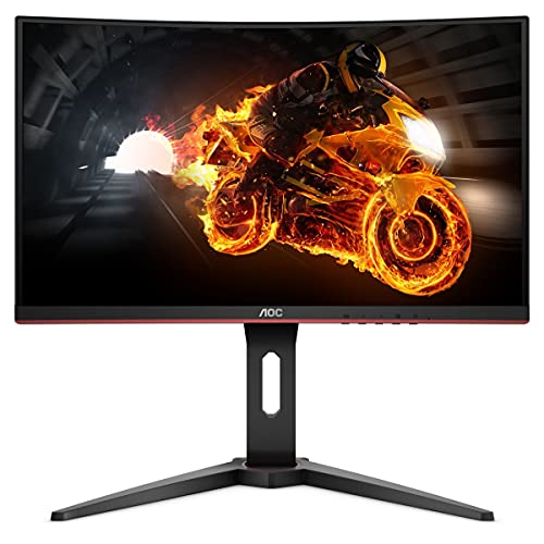 مانیتور AOC گیمینگ بدون قاب خمیده 27 اینچی ، پنل VA 1800R 4