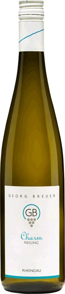 Georg Breuer Riesling Charm Rheingau Wein halbtrocken, 750ml (Packung mit 6)