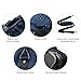 Bagenerous 110L/140L Expandable Soft-Sided Foldable Duffle Bag with 2 Rubber Wheels,Packable 32” Rolling Carry-On with Multi-Pockets & Compartments,Navy Blue