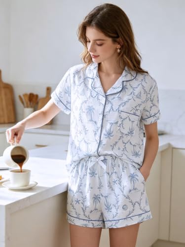 Image of Verdusa Pajamas For Women Set 2 Piece Cute Pjs Sleepwear Lounge Sets