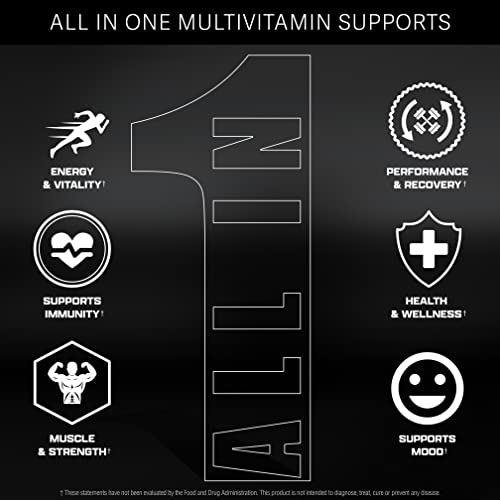 Nutrex Research - Vitadapt Complete Sports Multivitamin For Men And Women (90 Tablets) - 24 Vitamins, Minerals And Adaptogens For Athletes - Women & Mens Multivitamin Daily Gym Supplements Stack #TOP4