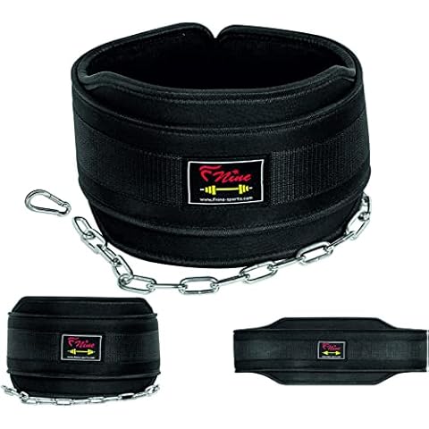 Weight Lifting Dipping Belt with Chain, Fitness exercise belt Cover