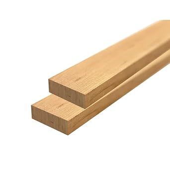 Packof 2, Cherry Lumber Board - 3/4" x 6" 3/4" x 6" x 48"